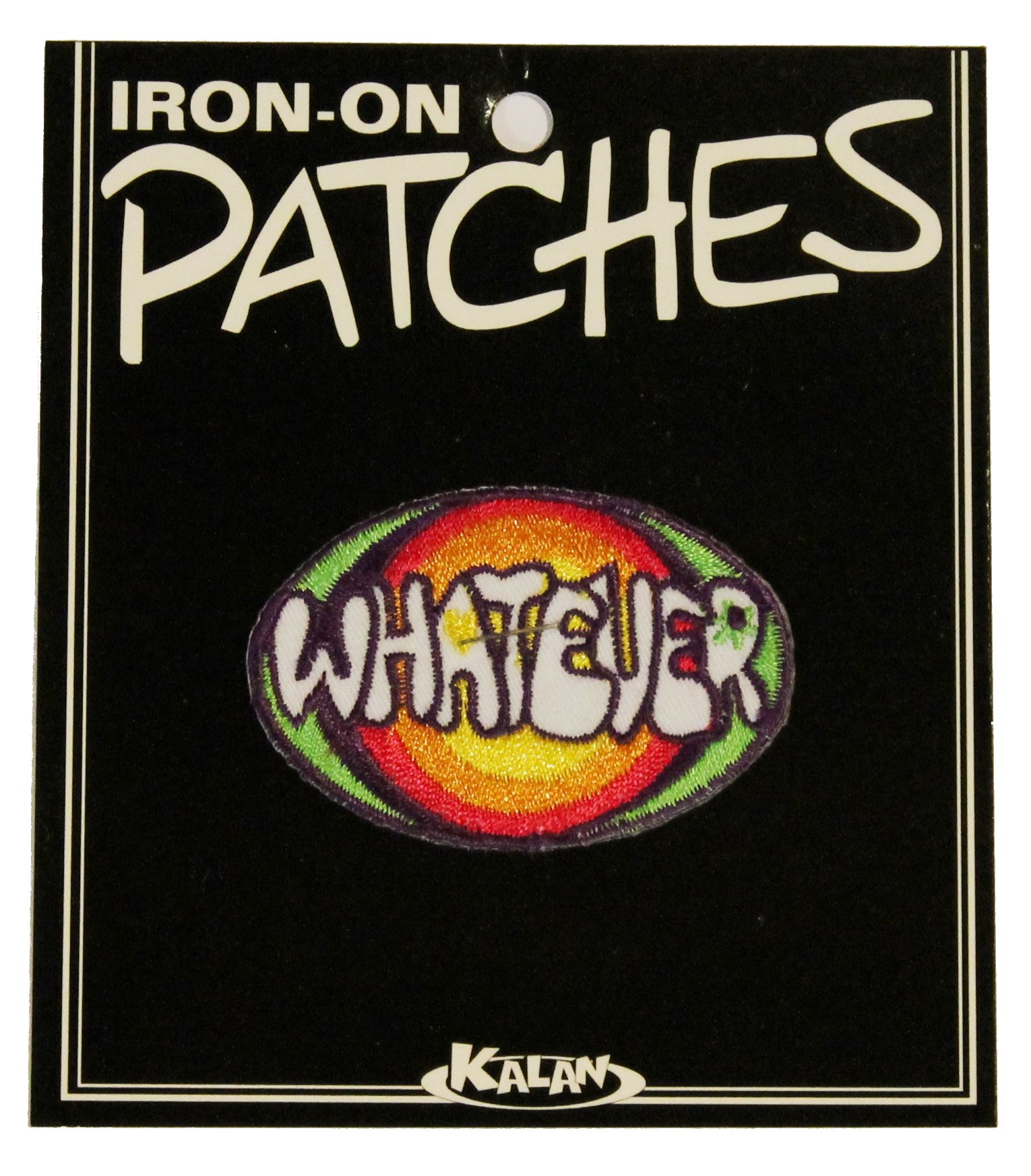 Rainbow Badge Patch - Colorful Embroidered Iron On Applique for DIY Crafts, Backpacks & Jackets - Novelty Saying Symbol for Pride & LGBTQ Support