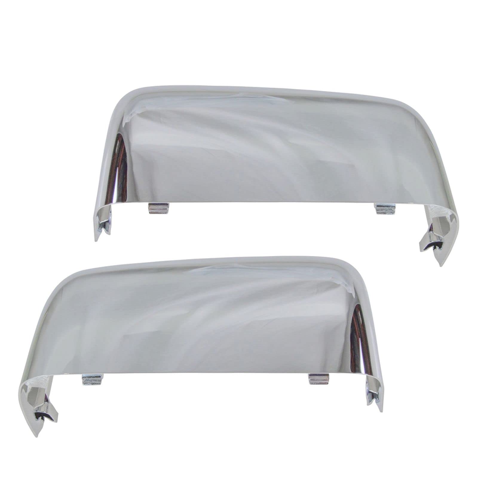 Power Folding Heated Memory Towing Mirrors - Chrome Smoke Turn Mirror Pair for Trucks & SUVs | Enhanced Visibility & Safety in All Weather Conditions