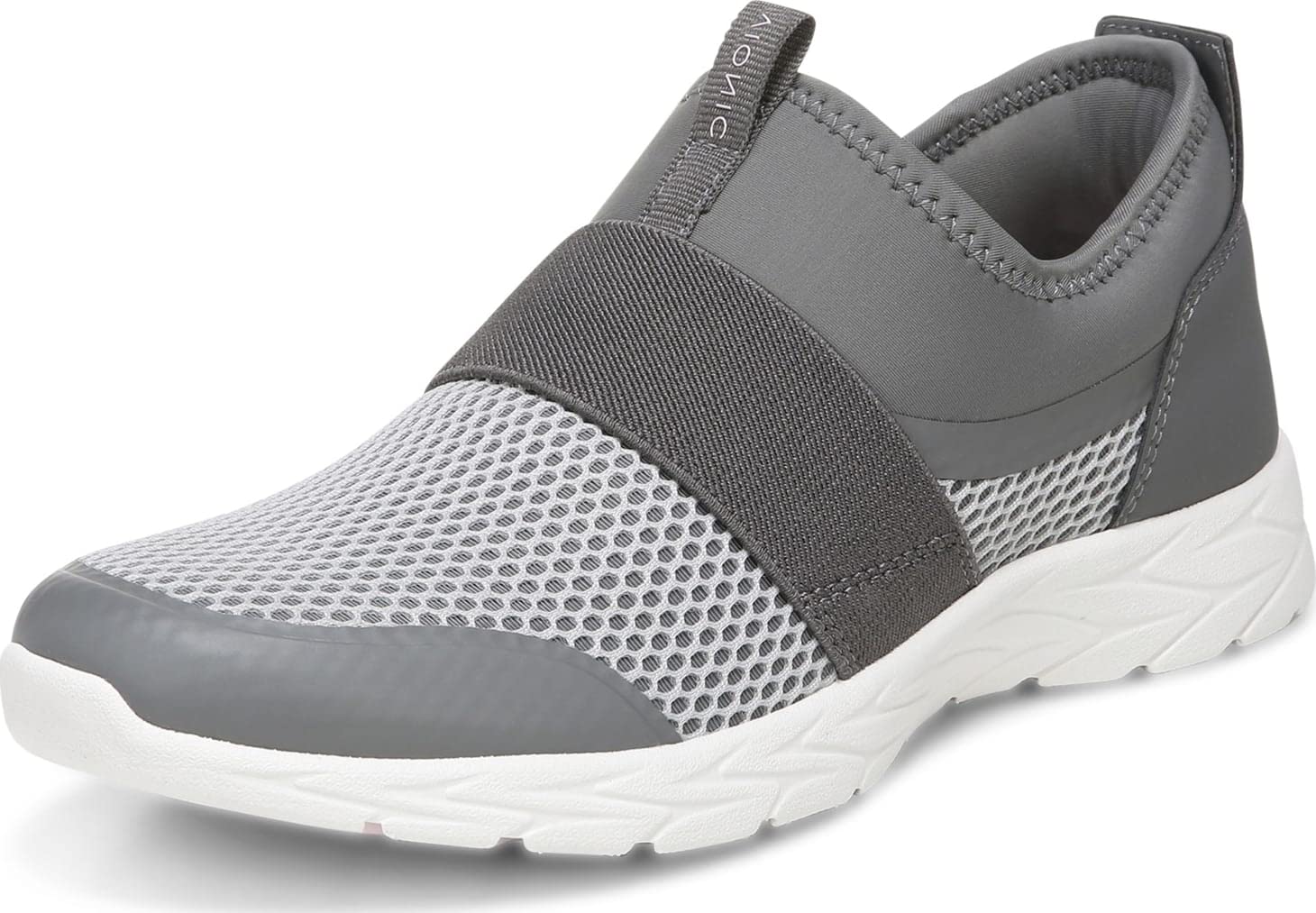 Vionic Women's Brisk Camrie Slip-On Walking Shoes - Orthotic Arch Support Sneakers for Women with Three-Zone Comfort, Medium & Wide Width - Perfect for Walking, Travel & Everyday Comfort