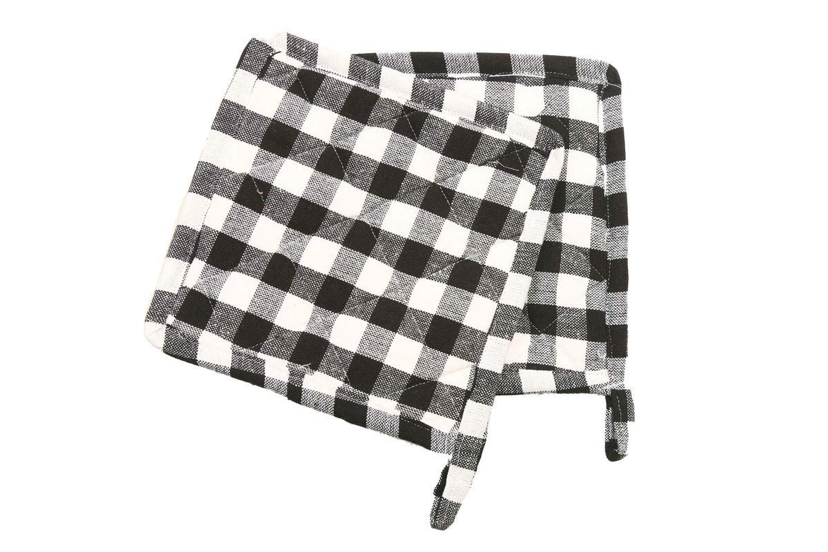Heat Resistant Pot Holders - 100% Cotton Kitchen Hot Pads (9