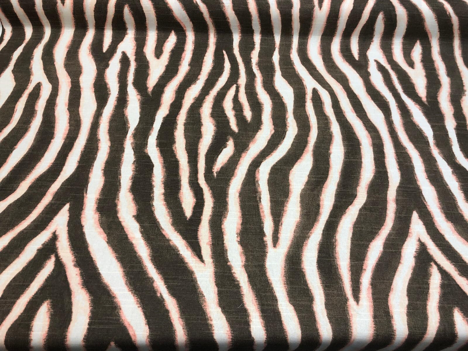Zany Zebra Print Blush Drapery & Upholstery Fabric by The Yard - Ronnie Gold Home Decor Accent for Curtains, Sofas & DIY Projects