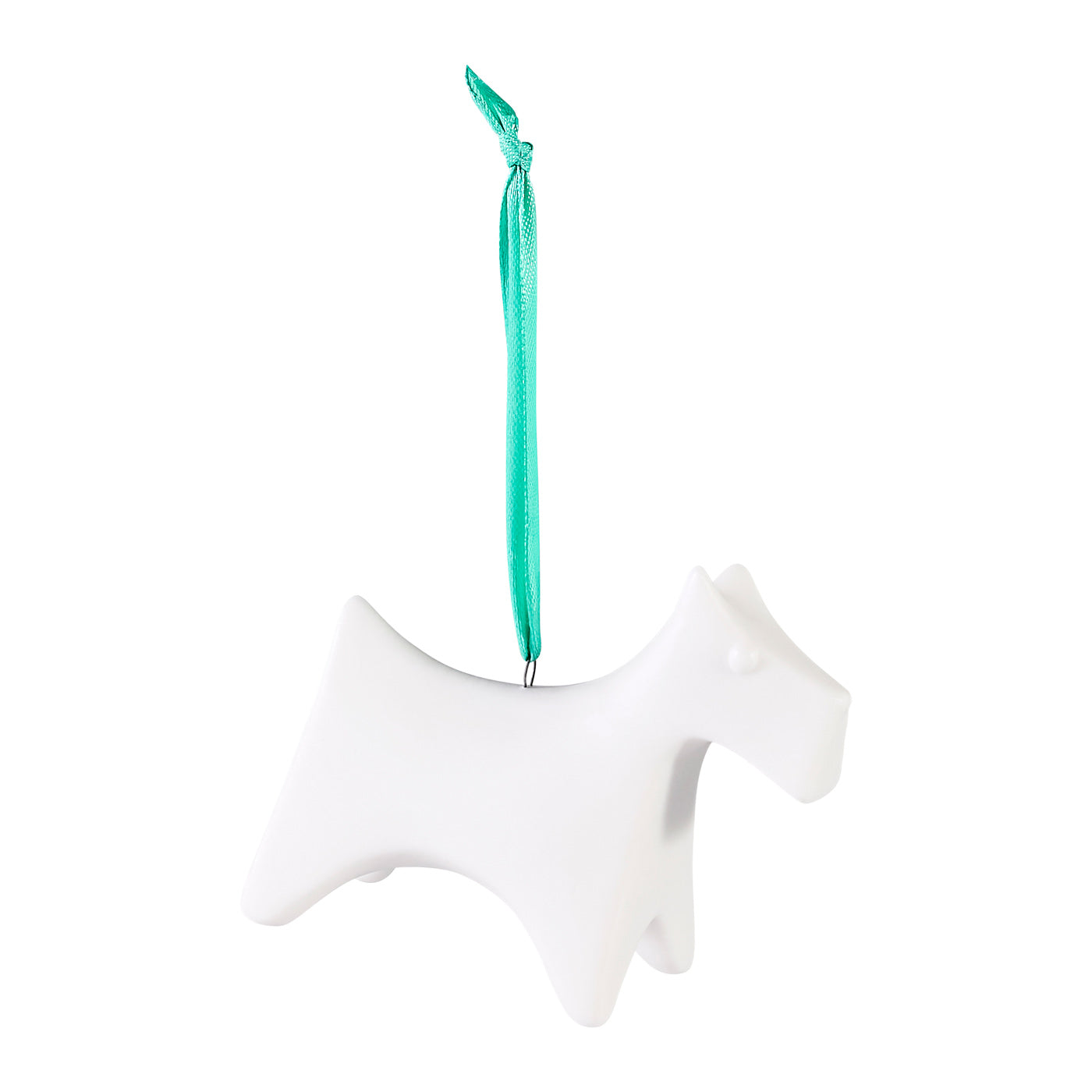 Handmade Terrier Dog Ornament - Cute Ceramic Dog Figurine for Home Decor, Christmas Tree, Gift for Dog Lovers | Perfect for Shelves, Mantels & Holiday Displays