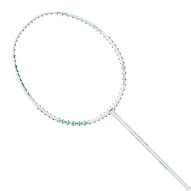 Li Ning Axforce 10 Pearl White Badminton Racket - Prestrung Professional Badminton Racquet for Advanced Players | Perfect for Tournaments & Training | Made in China