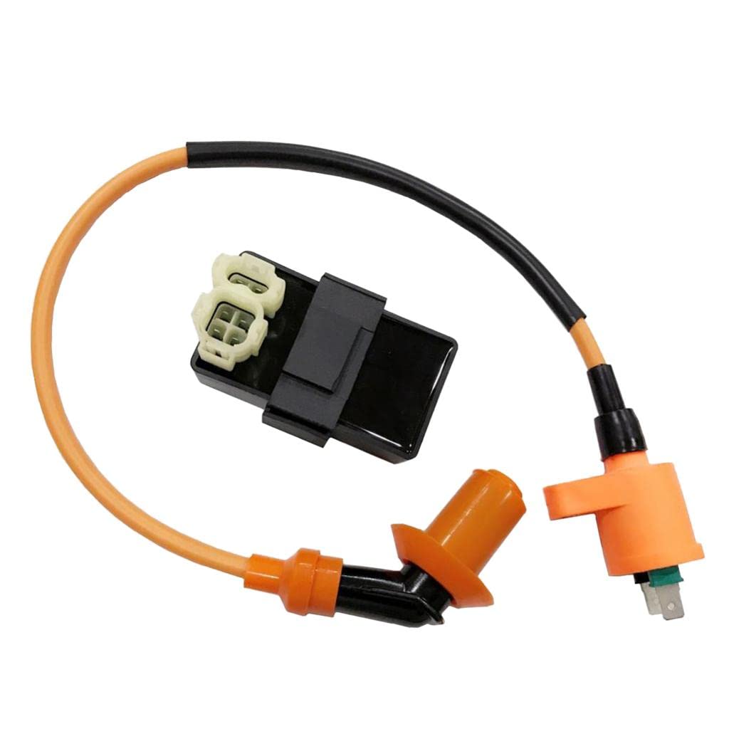 6 Pin DC CDI Box Ignition Coil for GY6 50cc 125cc 150cc Scooter Engine - Compatible with Mopeds, ATVs & Go-Karts - High Performance Ignition System for Smooth Starts