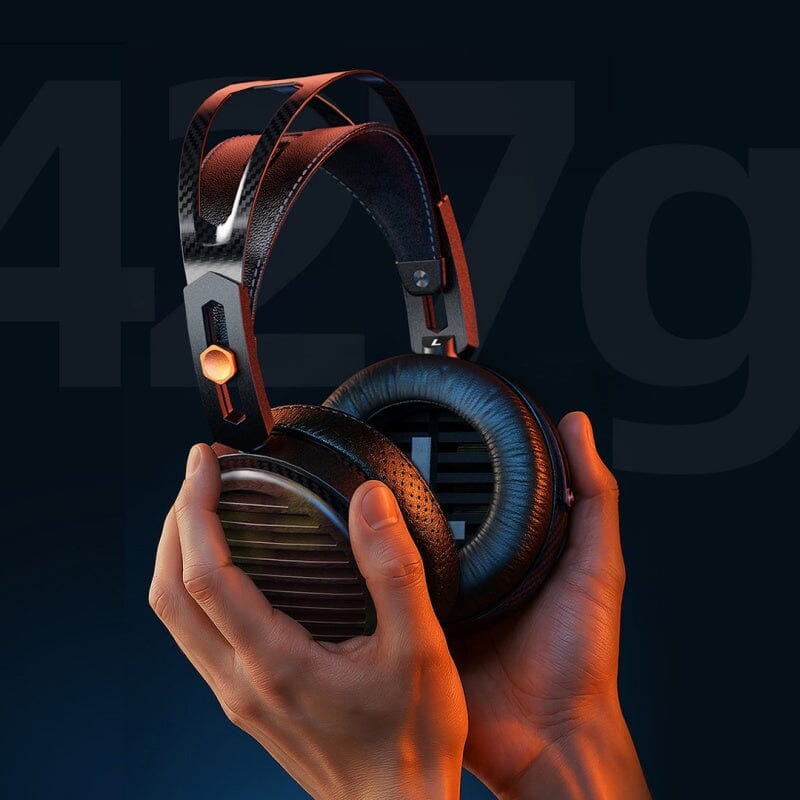 FiiO FT7 106mm Open Back Planar Magnetic Headphones - High-Fidelity Audiophile Headset for Home Studio, Gaming & Music Listening