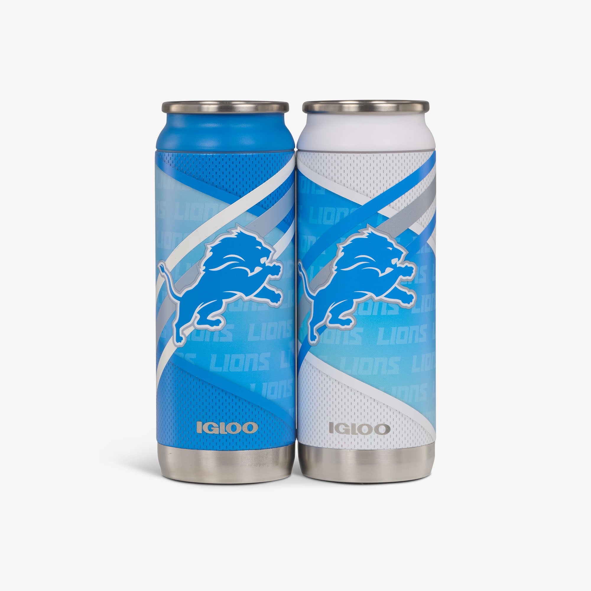 Detroit Lions Home & Away 16 Oz Beer Can 2 Pack - Perfect for Game Day Parties & Tailgating