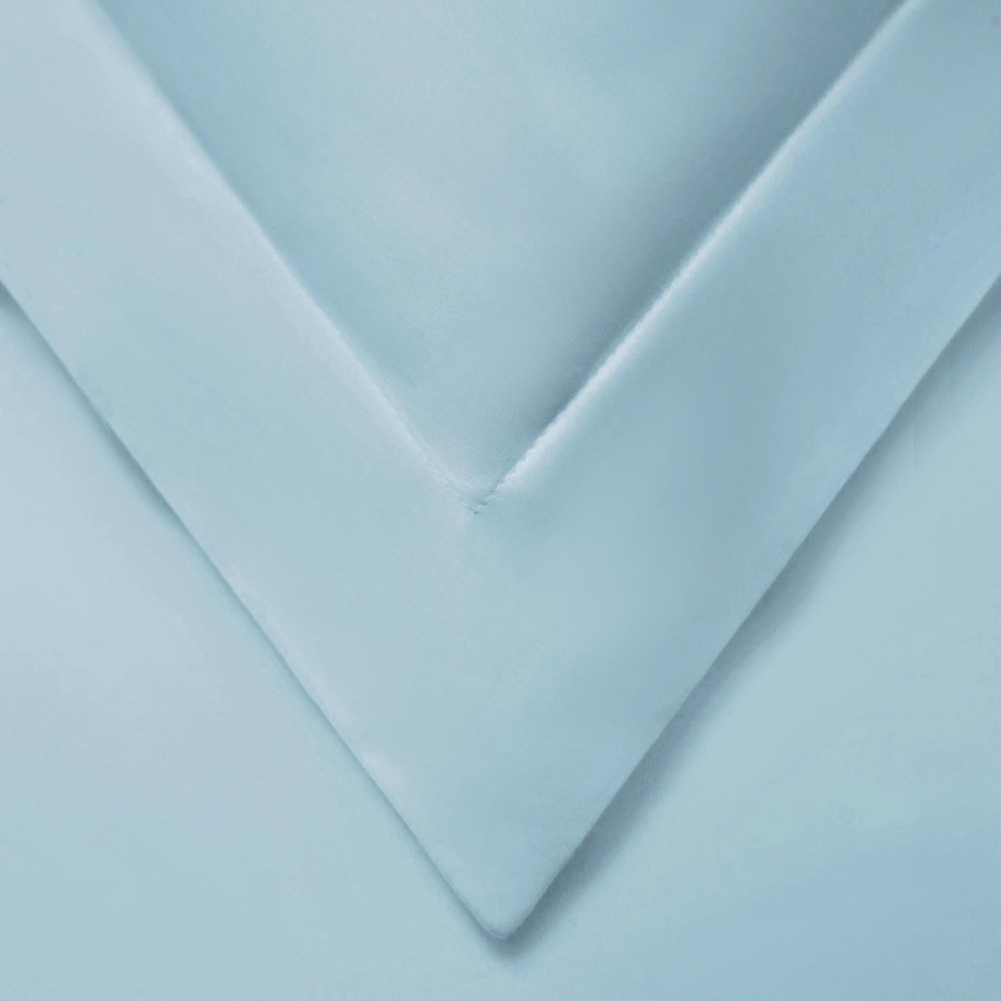 600 Thread Count Cotton Blend Solid Duvet Cover Set - King Size, Soft & Breathable Bedding Set for All Seasons - Perfect for Master Bedroom, Guest Room & Hotel Use