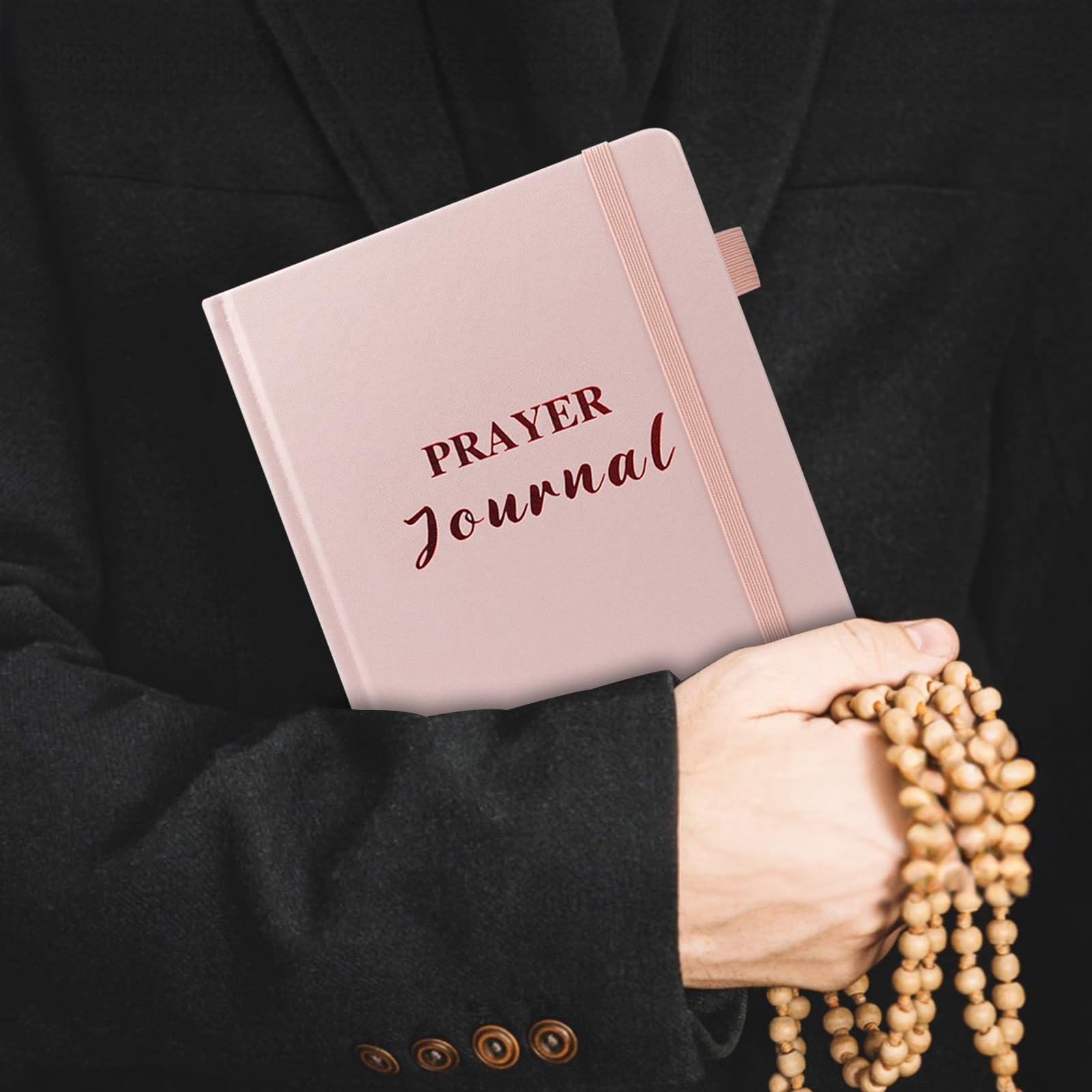 Pink Prayer Journal for Women & Men - Bible Study Journal with Prompts, Scripture Verses & Devotional Guide - 60 Week Christian Journal for Spiritual Growth | Perfect for Daily Devotion, Bible Study Groups & Personal Reflection