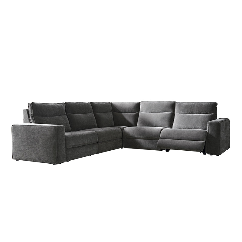 EliteNest Smart Modular Sofa with Power Recliners - Easy Assembly, Customizable Living Room Furniture for Modern Home & Entertainment Spaces