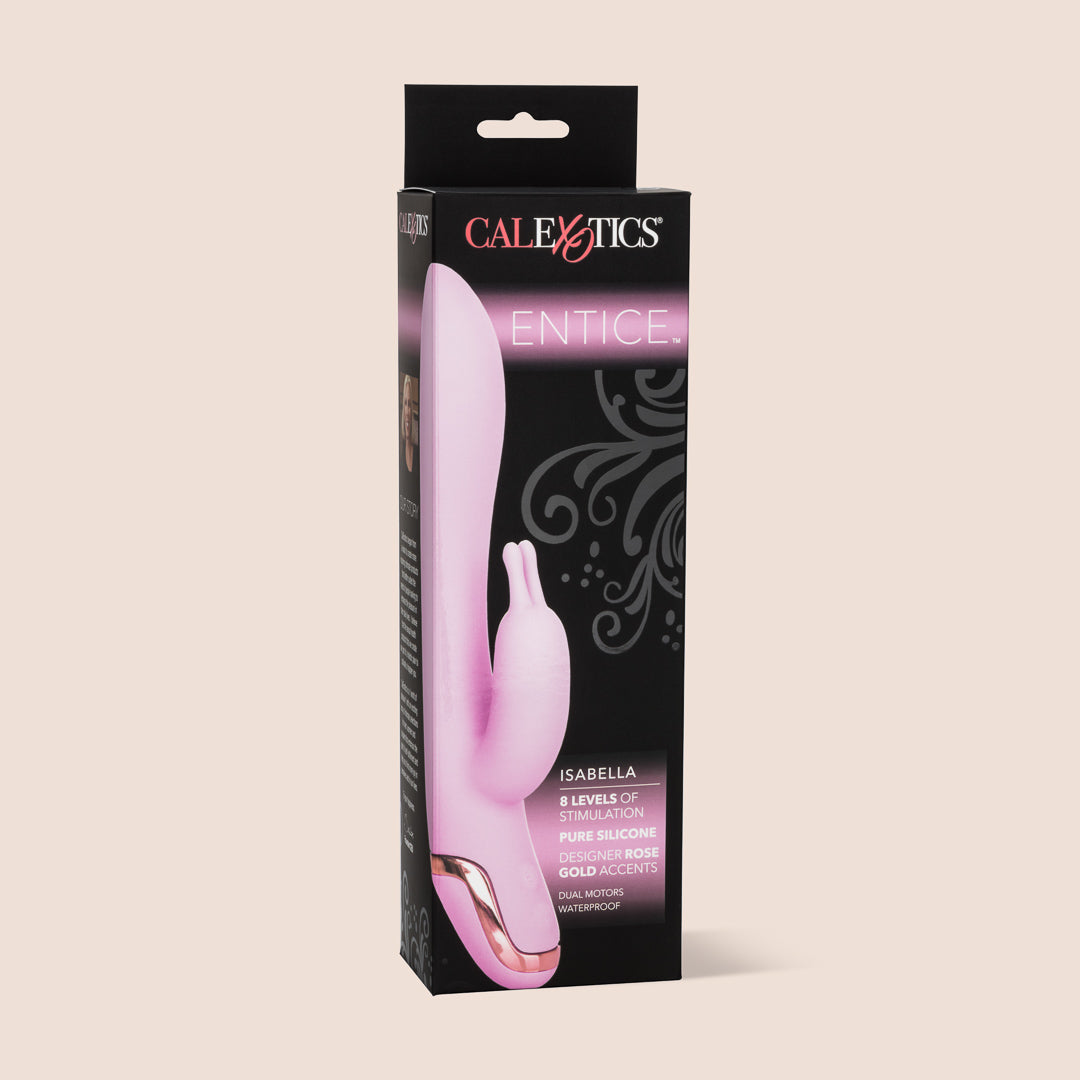 Entice® Isabella™ Dual Motor Rechargeable Personal Massager with Silicone Body - Perfect for Relaxation, Stress Relief & Muscle Recovery at Home or Travel