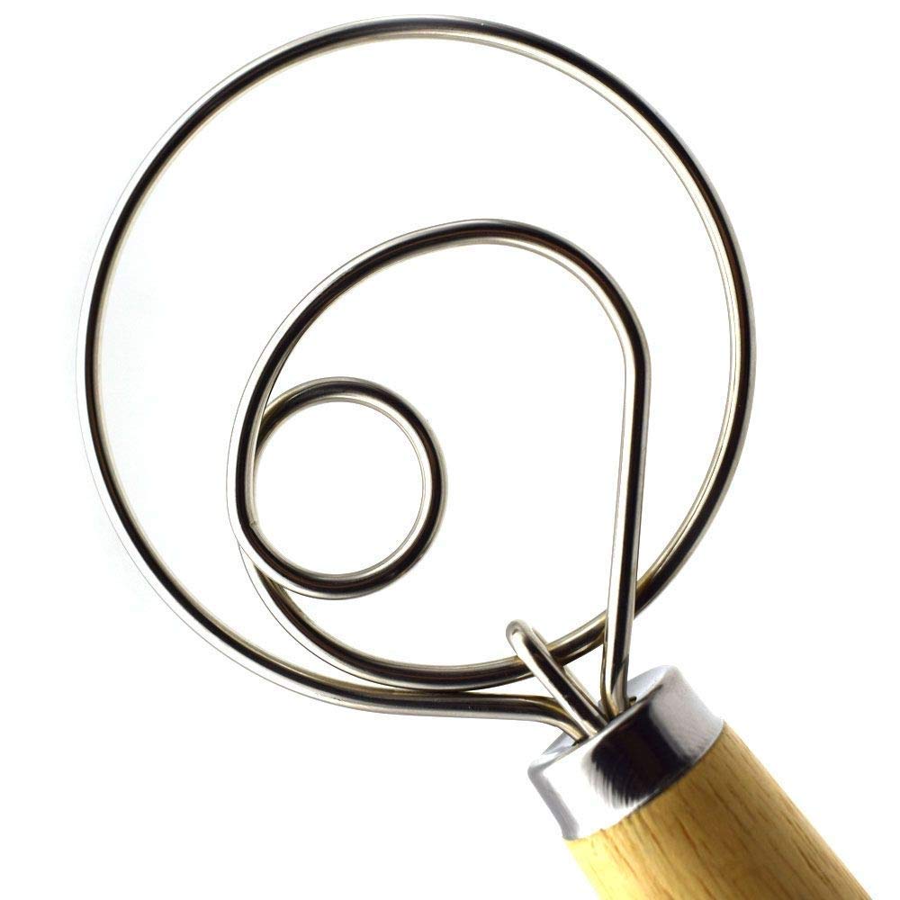 Premium Stainless Steel Danish Dough Whisk - 13