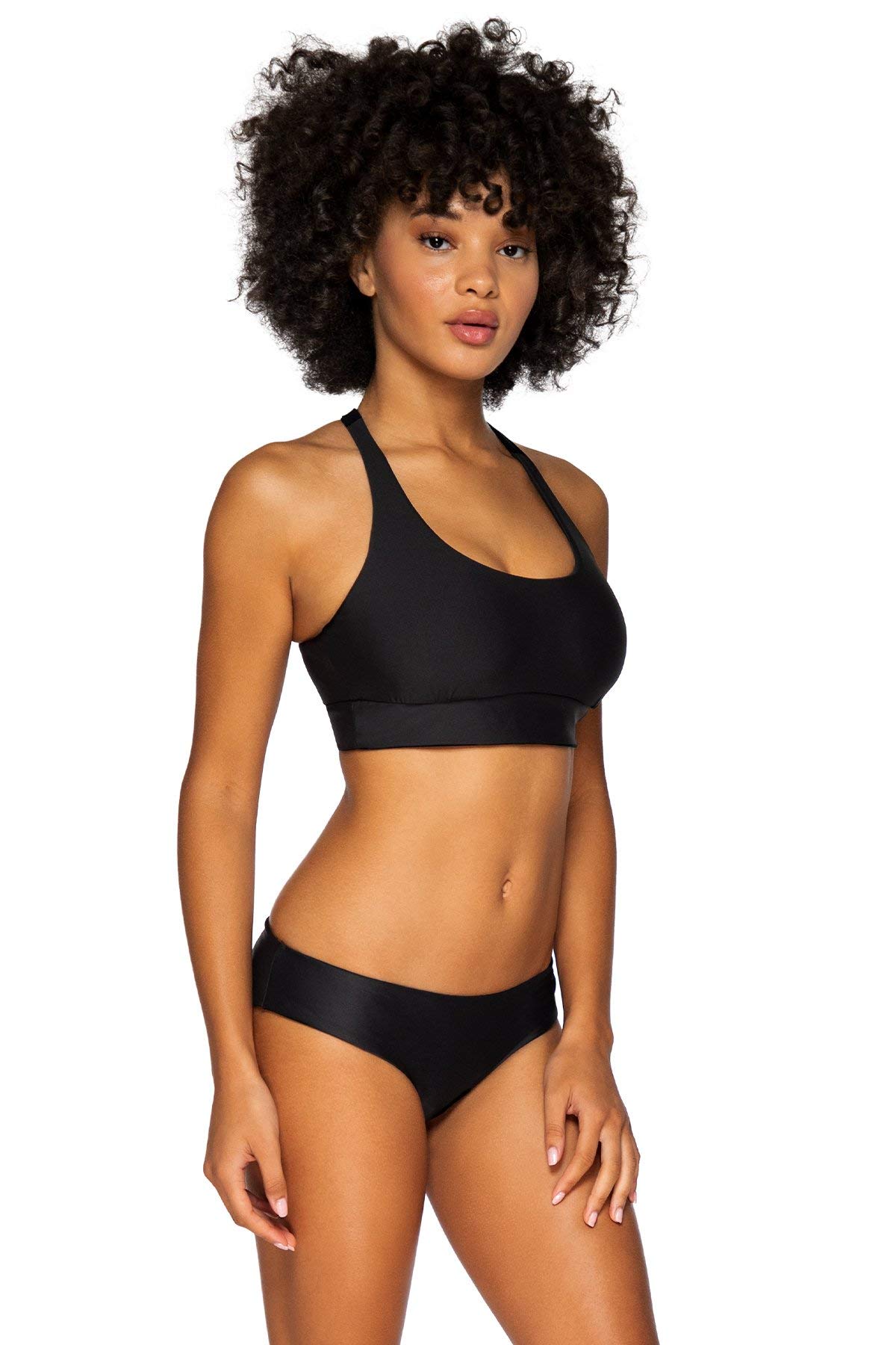 Hazel Hipster Women's Swimsuit Bikini Bottom - High Waisted Swimwear for Women, Comfortable Beachwear for Summer Vacation & Pool Party