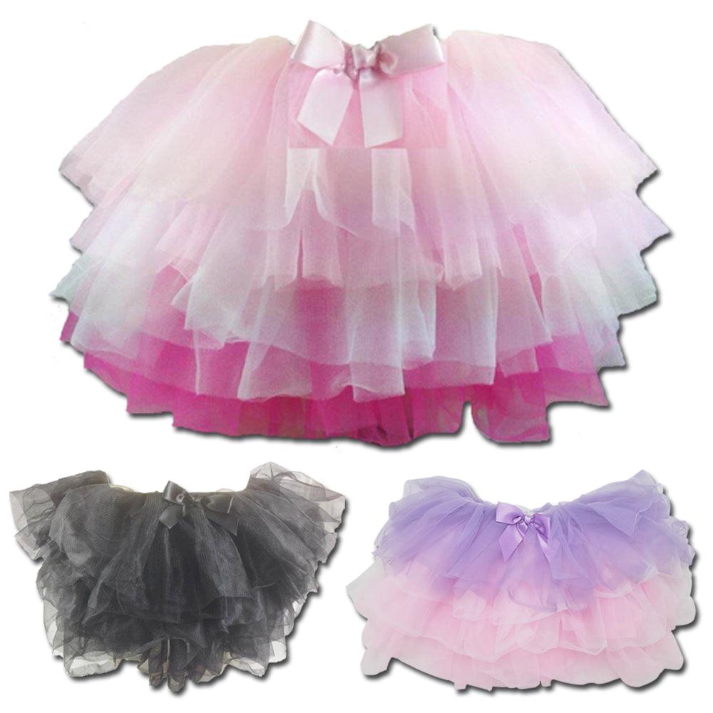 6 Layer Super Soft Layered Tutu Skirt for Girls - Perfect for Ballet, Dance Recitals, Birthday Parties & Photo Shoots