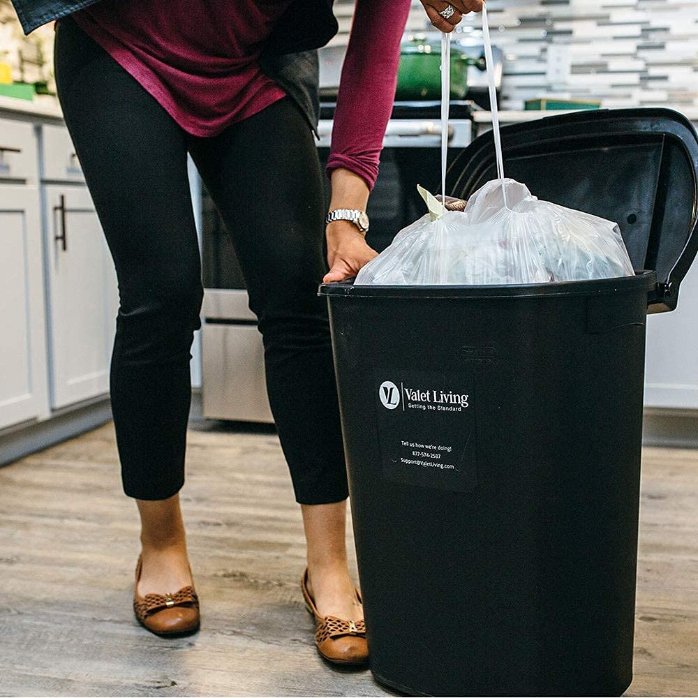 Spectrum CP242406N HDPE Commercial Trash Can Liners - 7-10 Gallon, 6 Mil Thick, 24