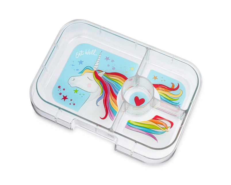 Yumbox Panino 4 Compartment Bento Box Tray Insert - Perfect for School Lunches, Picnics & Healthy Meal Prep