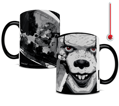 IT Chapter Two Heat Sensitive Mug - Historic Derry Maine Morphing Ceramic Cup | Horror Movie Collectible | Perfect for Coffee, Tea & Halloween Gifts
