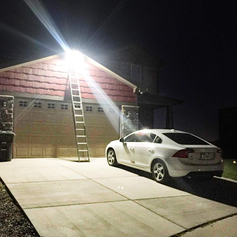 Kekeou GDIDEA 100W LED Flood Light Outdoor - 11000LM 6500K IP67 Waterproof Stadium Light for Yard, Garden, Parking Lot & Building Exterior (Commercial/Residential Use)