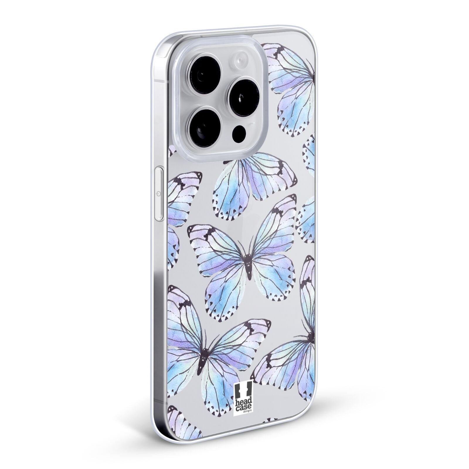 Butterflies Watercolor iPhone 11 Pro Case - Soft Gel Protective Cover with Insect Art Design - Perfect for Nature Lovers & Everyday Use