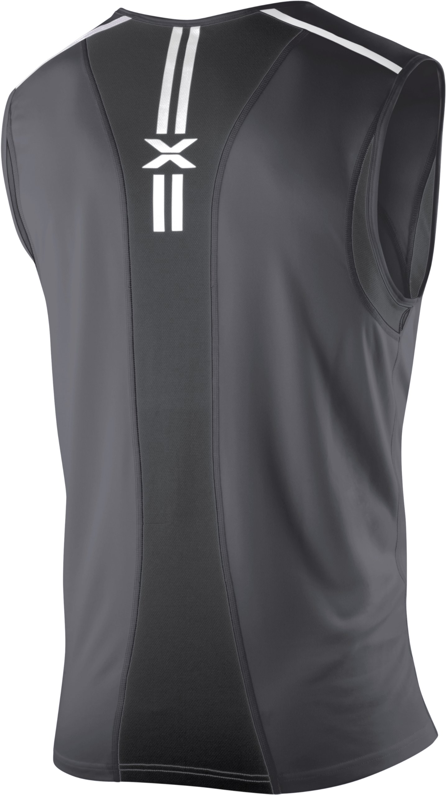 2XU Men's Performance Gym Singlet - Moisture Wicking Workout Tank Top for Running, Weightlifting & Cross Training - Lightweight Athletic Shirt for Men