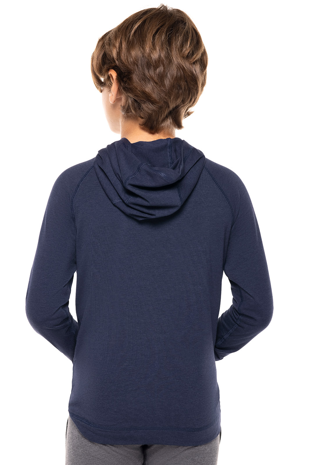 LumaLeo Kids Hoodie for Boys & Girls - Soft & Comfortable Navy Blue Pullover for Outdoor Play & School Activities