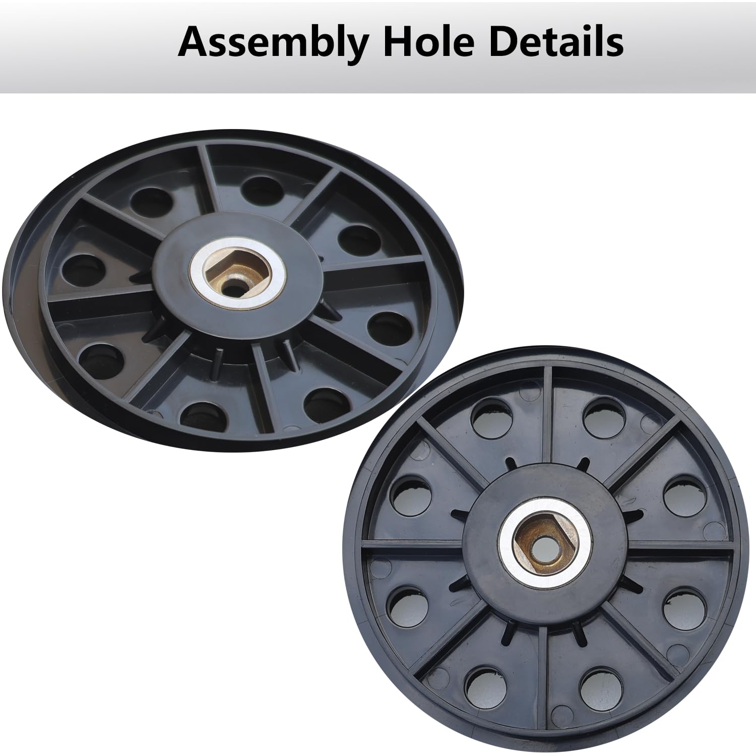 9 Inch 8 Hole Drywall Sanding Pad - Replacement Backing Pad for Drywall Sanders | Compatible with Hook & Loop Sanding Discs | Perfect for Drywall Repair, Polishing & Surface Preparation