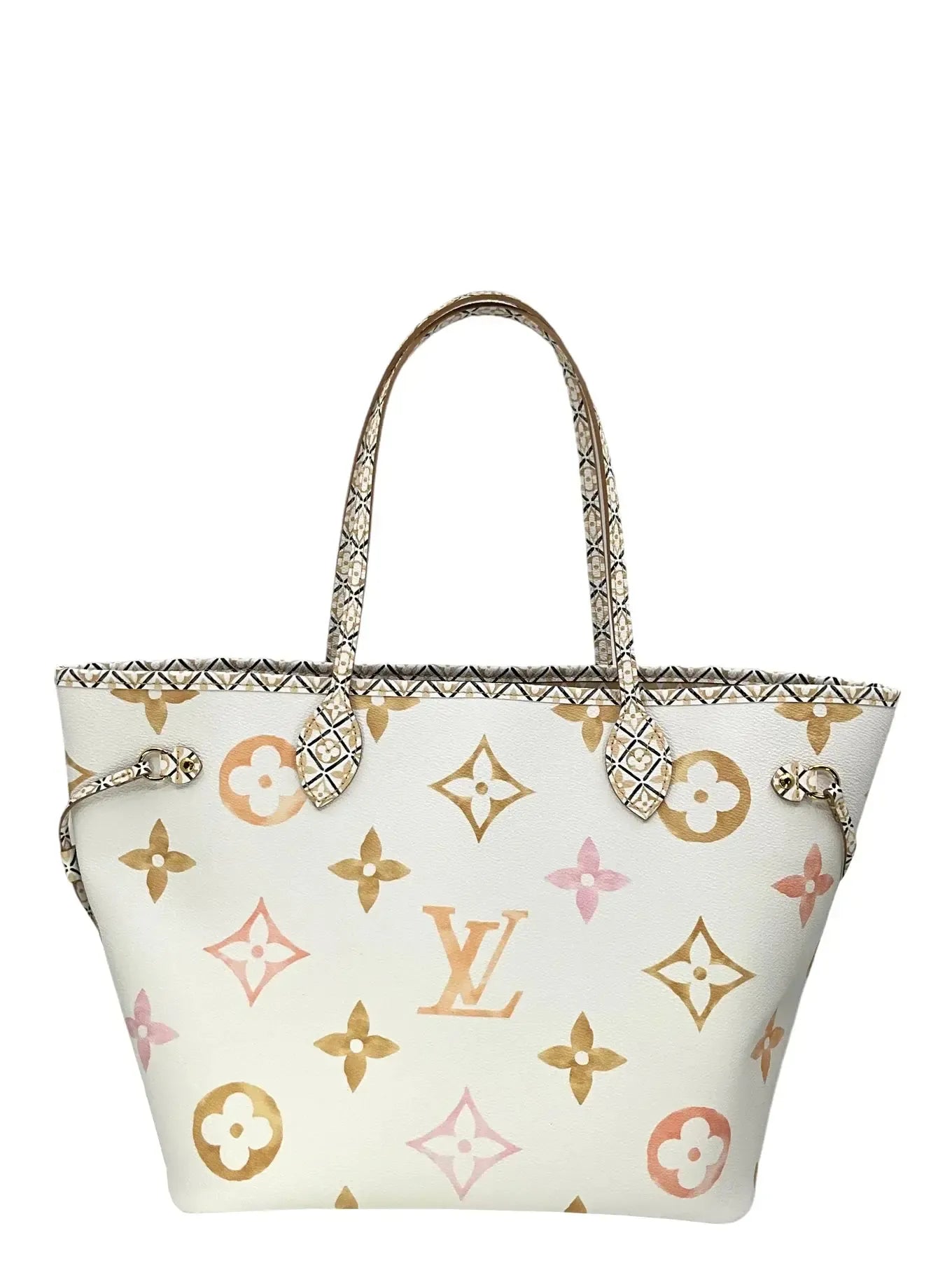 Authentic LOUIS VUITTON Monogram Giant By The Pool 2.0 Neverfull MM Tote Bag with Pochette - Luxury Designer Beach Tote for Women, Perfect for Poolside, Vacation & Summer Travel Accessories