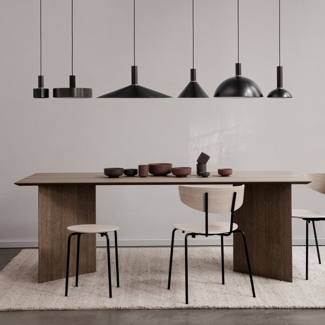 Ferm Living Dome Shade Collect Lighting - Modern Pendant Light for Living Room, Bedroom, and Dining Area | Scandinavian Style Home Decor