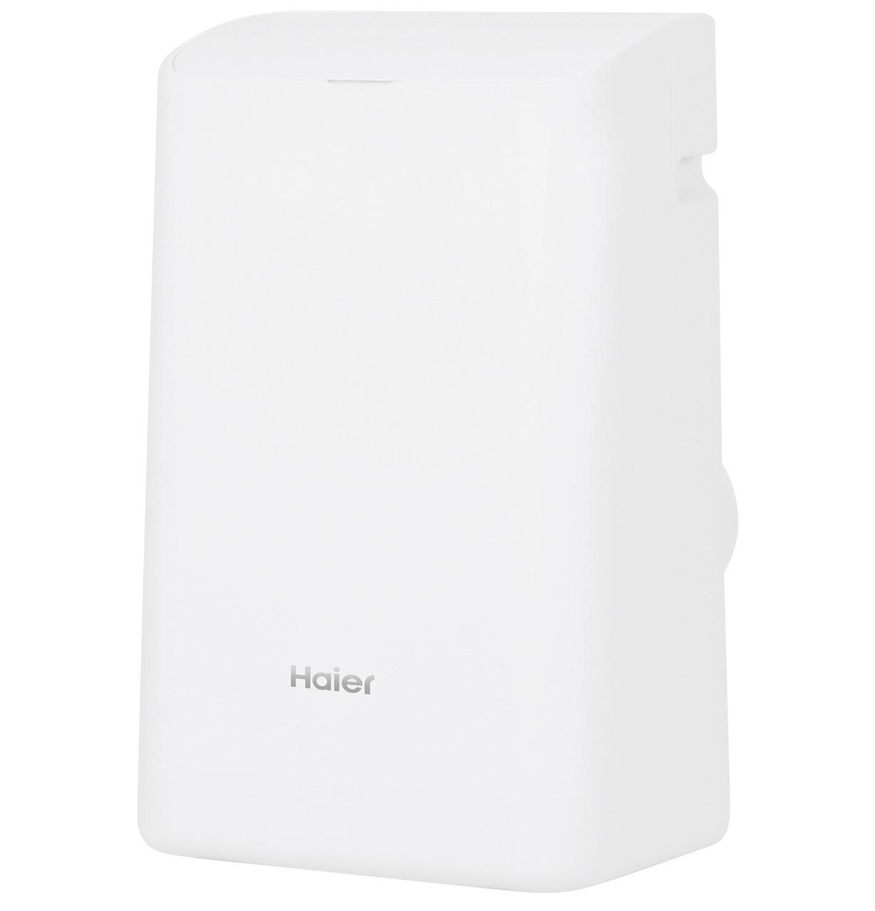 Haier QPCA09YZMW Portable Air Conditioner with Dehumidifier - 8,500 BTU (5,600 BTU SACC) for Small Rooms Up to 250 Sq.Ft - Perfect for Bedrooms, Home Offices & Studio Apartments