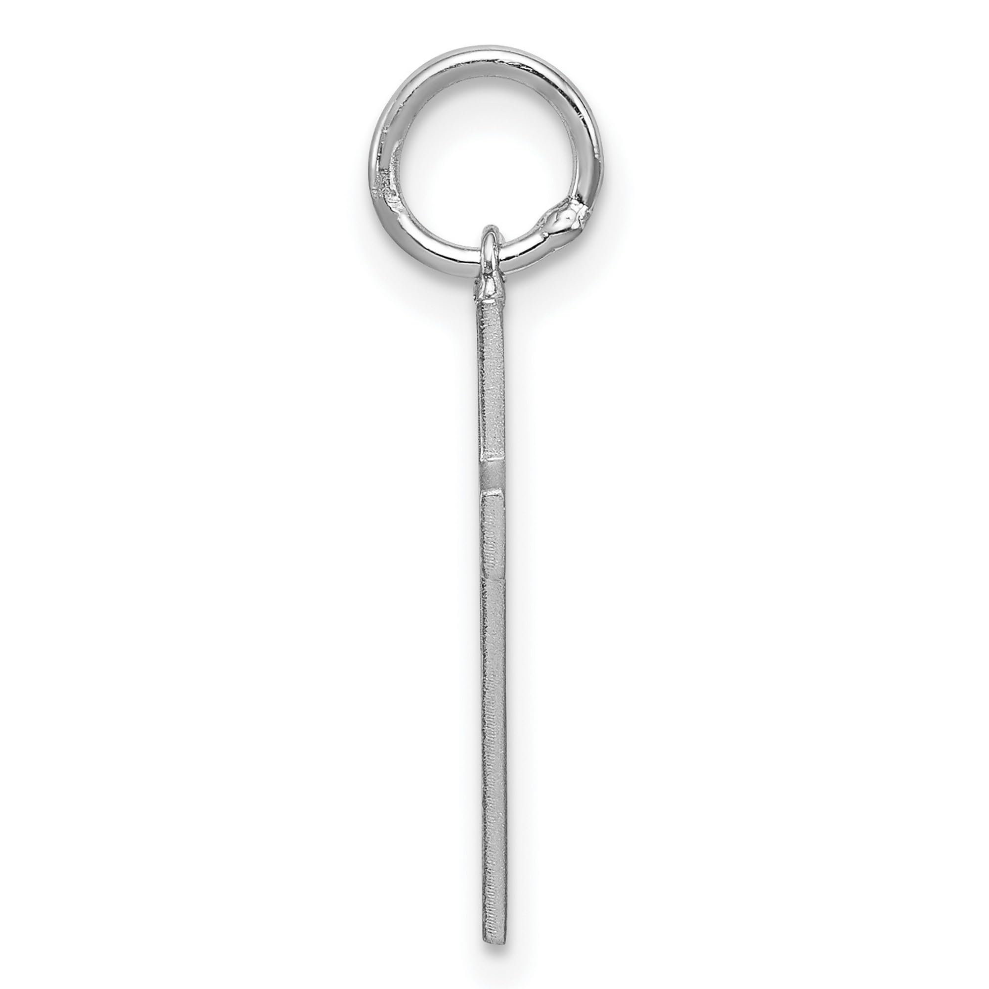 17mm x 10mm Sterling Silver Laser-Engraved Cross Charm Pendant - Perfect for Necklaces, Bracelets & Gift Giving