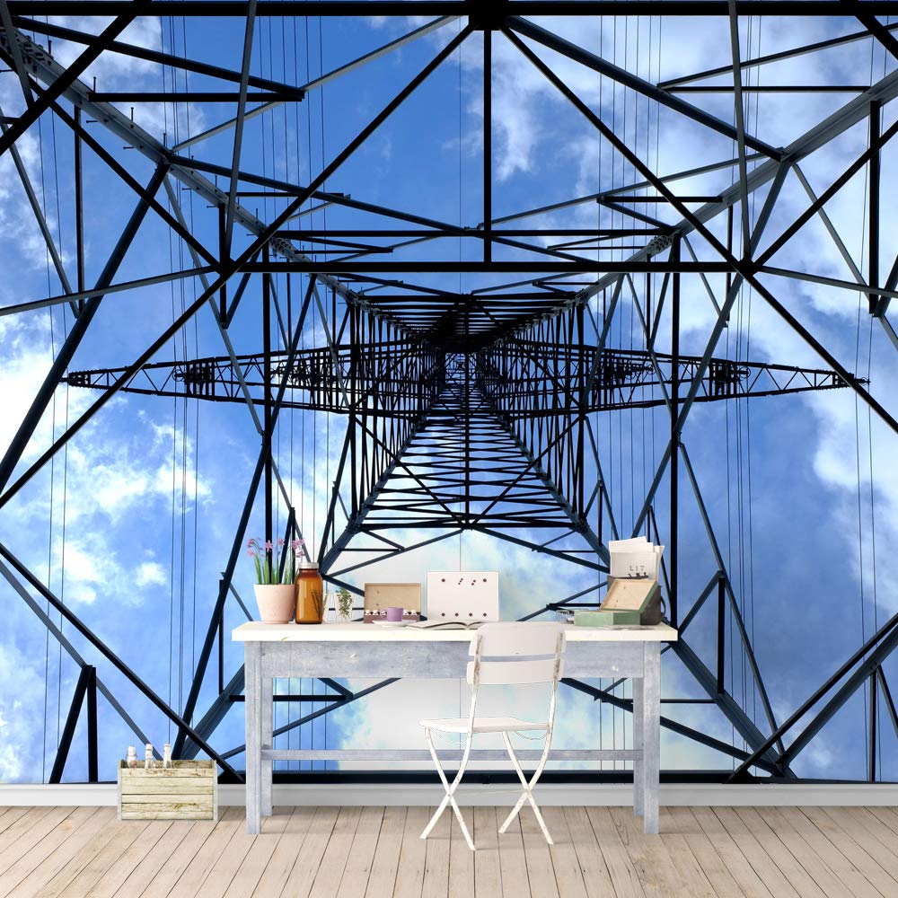 IDEA4WALL Large Removable Wallpaper - 66x96 Inches Peel and Stick Wall Murals for Bedroom Decor | Spatial Perspective Design | Easy DIY Home Decoration for Living Room, Nursery & Office
