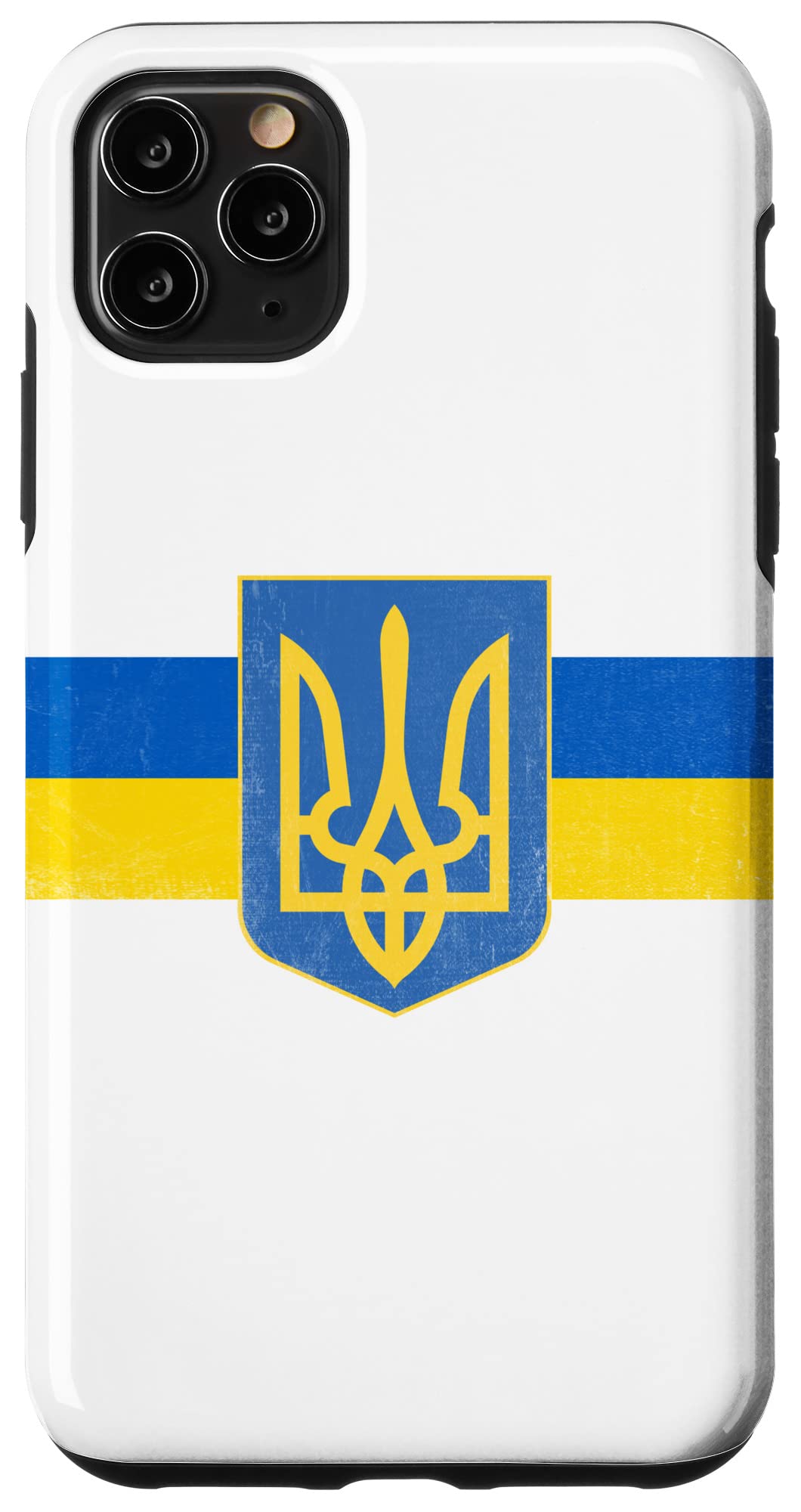 iPhone 11 Pro Max Case with Ukraine Flag - Show Your Love & Support - Durable Protective Phone Cover for iPhone 11 Pro Max - Perfect Gift for Ukrainian Supporters, Travel & Daily Use