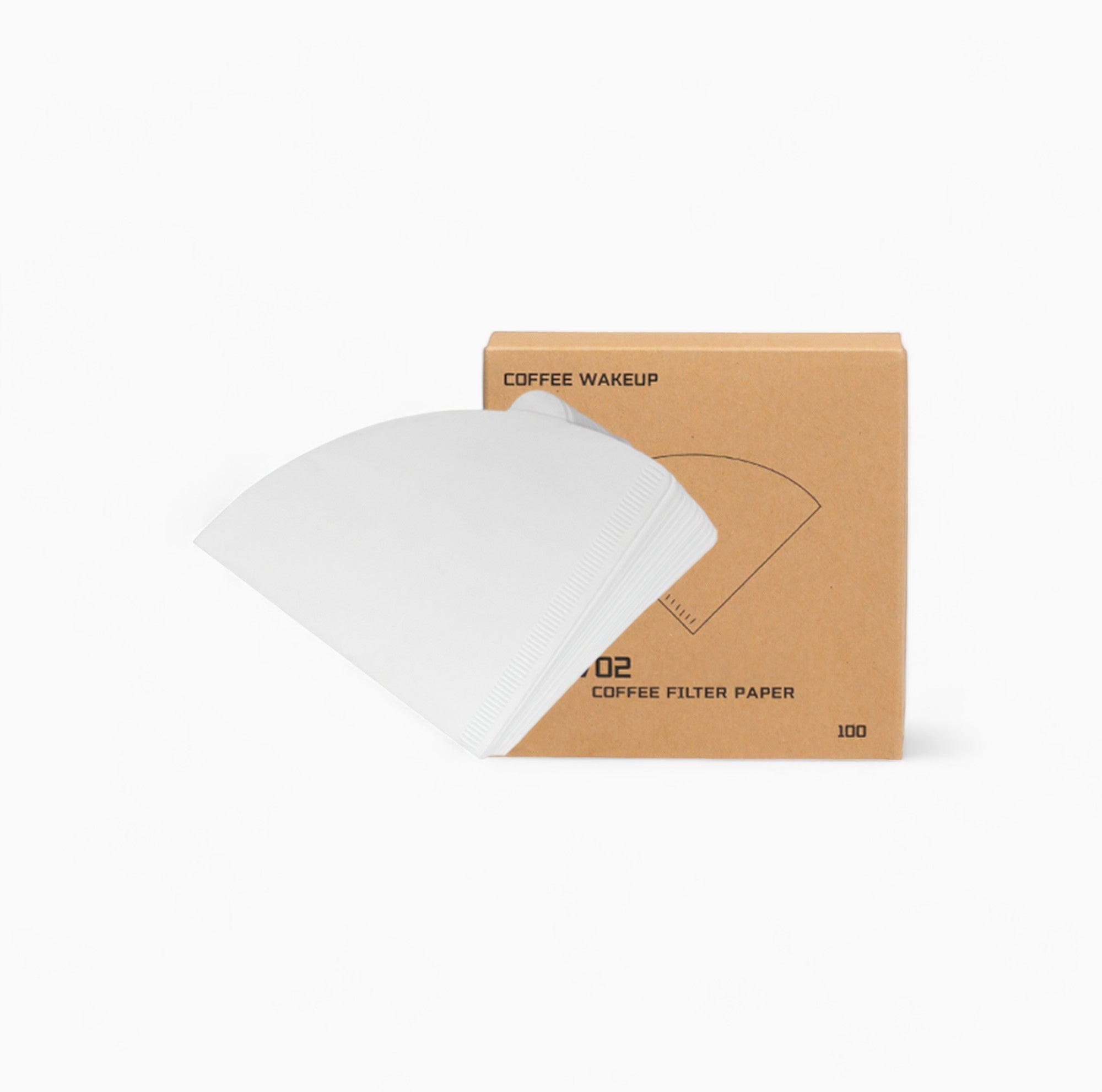 Premium Japanese V60 Hanging Ear Drip Coffee Filter Papers - 100 Count, Unbleached Natural for Pour Over Brewing - Perfect for Home Baristas & Coffee Enthusiasts