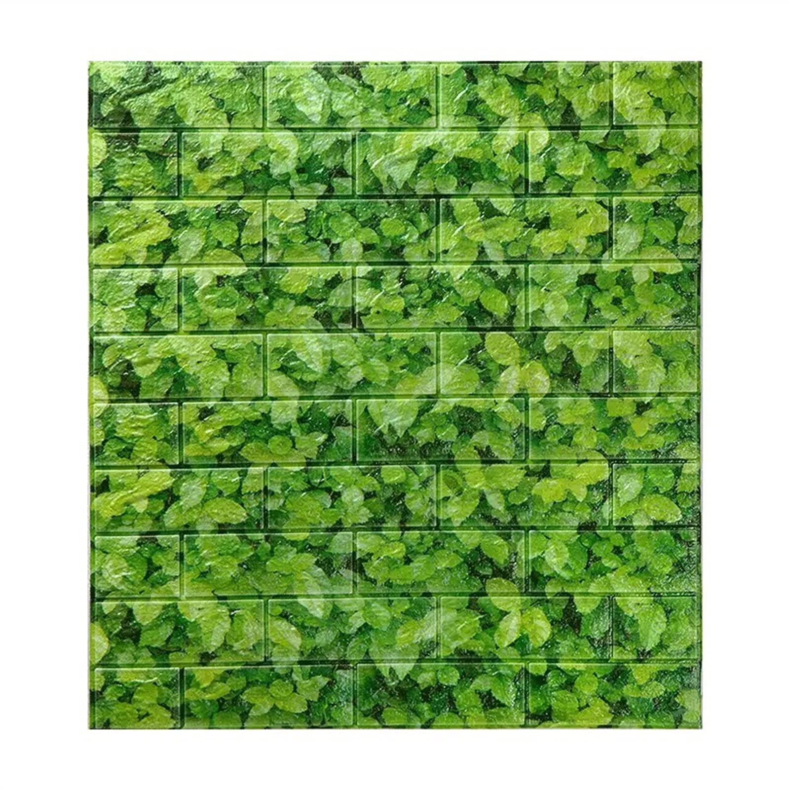 3D Brick Effect Wall Stickers - Self Adhesive PE Foam Waterproof Wallpaper for DIY Home Decor - Kids Room, Bedroom & Kitchen Wall Decoration (70cm x 77cm, Color B1020) - Perfect for Nursery, Living Room & Office Accent Walls