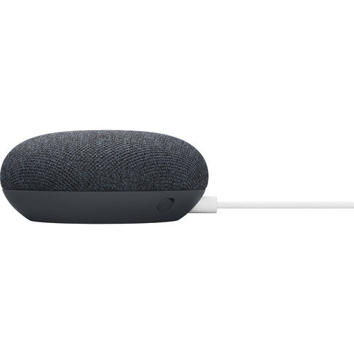 Google Nest Mini (2020) - Smart Voice Assistant & Bluetooth Speaker with Google Assistant, US Warranty - Charcoal Black - Perfect for Home Automation, Music Streaming & Smart Device Control