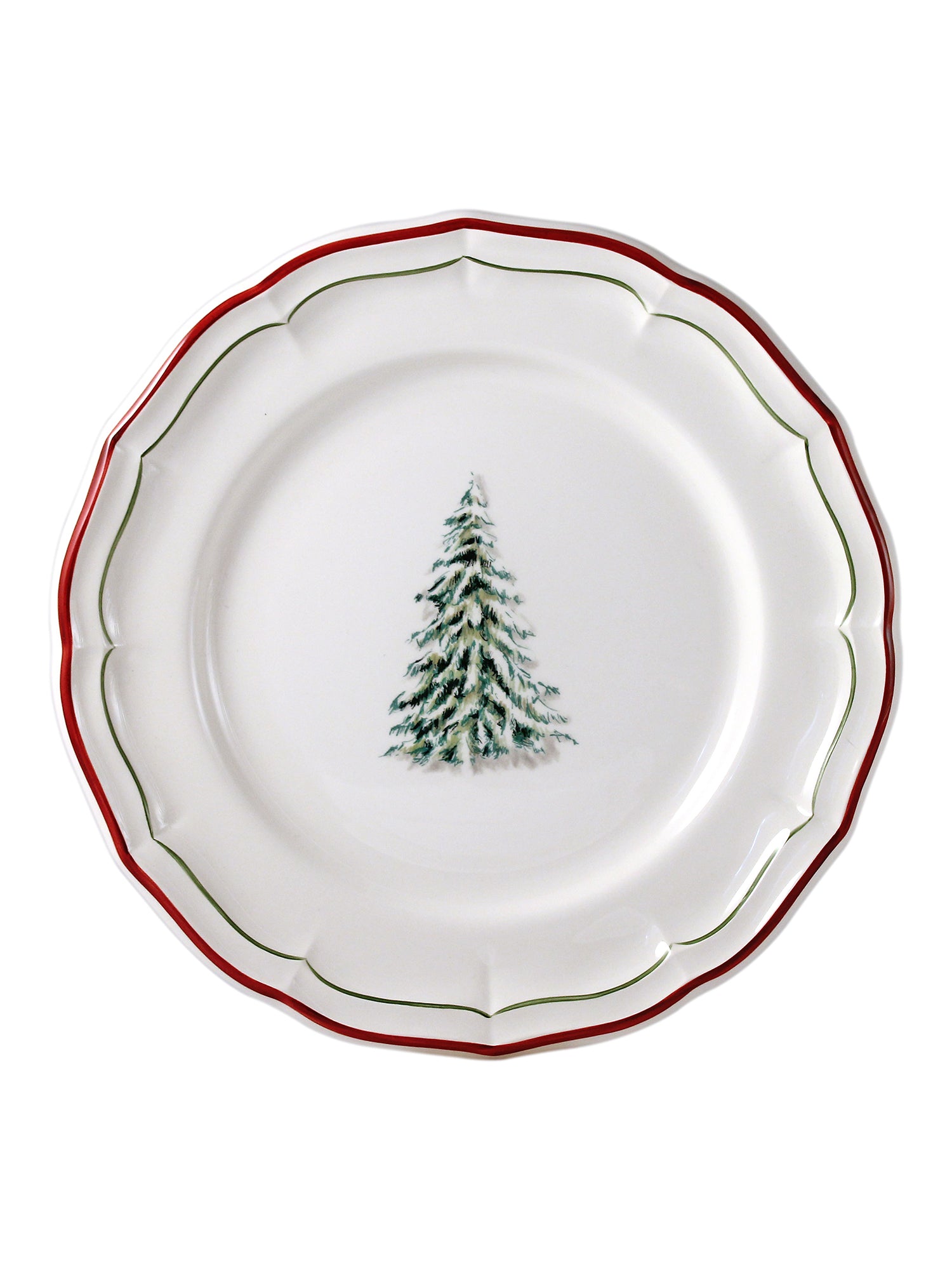 Noel Christmas Dinner Plates Set of 6 - Holiday Porcelain Dinnerware for Festive Parties & Family Gatherings - Elegant Xmas Tableware for Holiday Meals & Special Occasions