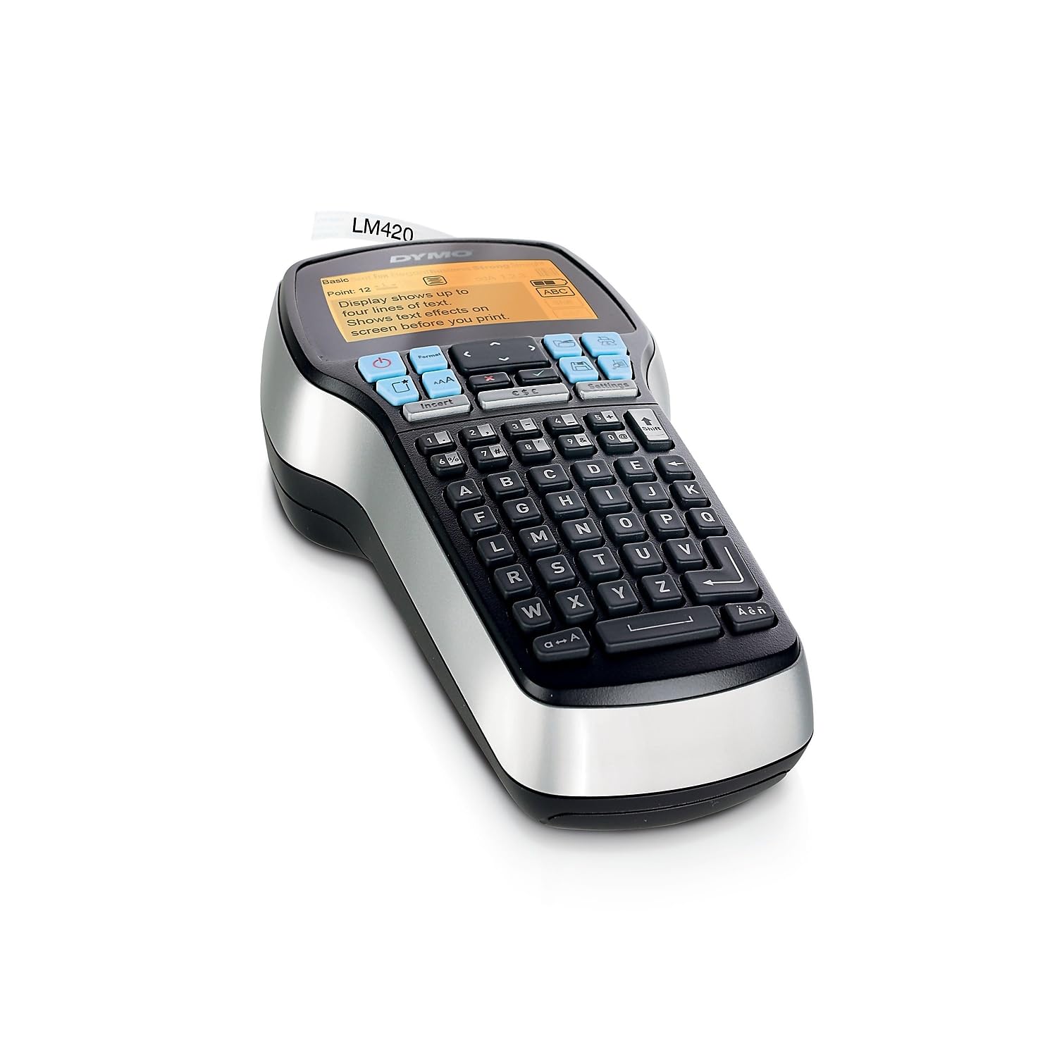 DYMO LabelManager 420P USB Label Maker with QWERTY Keyboard | Thermal Label Printer for Office, Home & Warehouse Organization | Compatible with Windows & Mac | Create Address Labels, File Folders & Barcode Stickers
