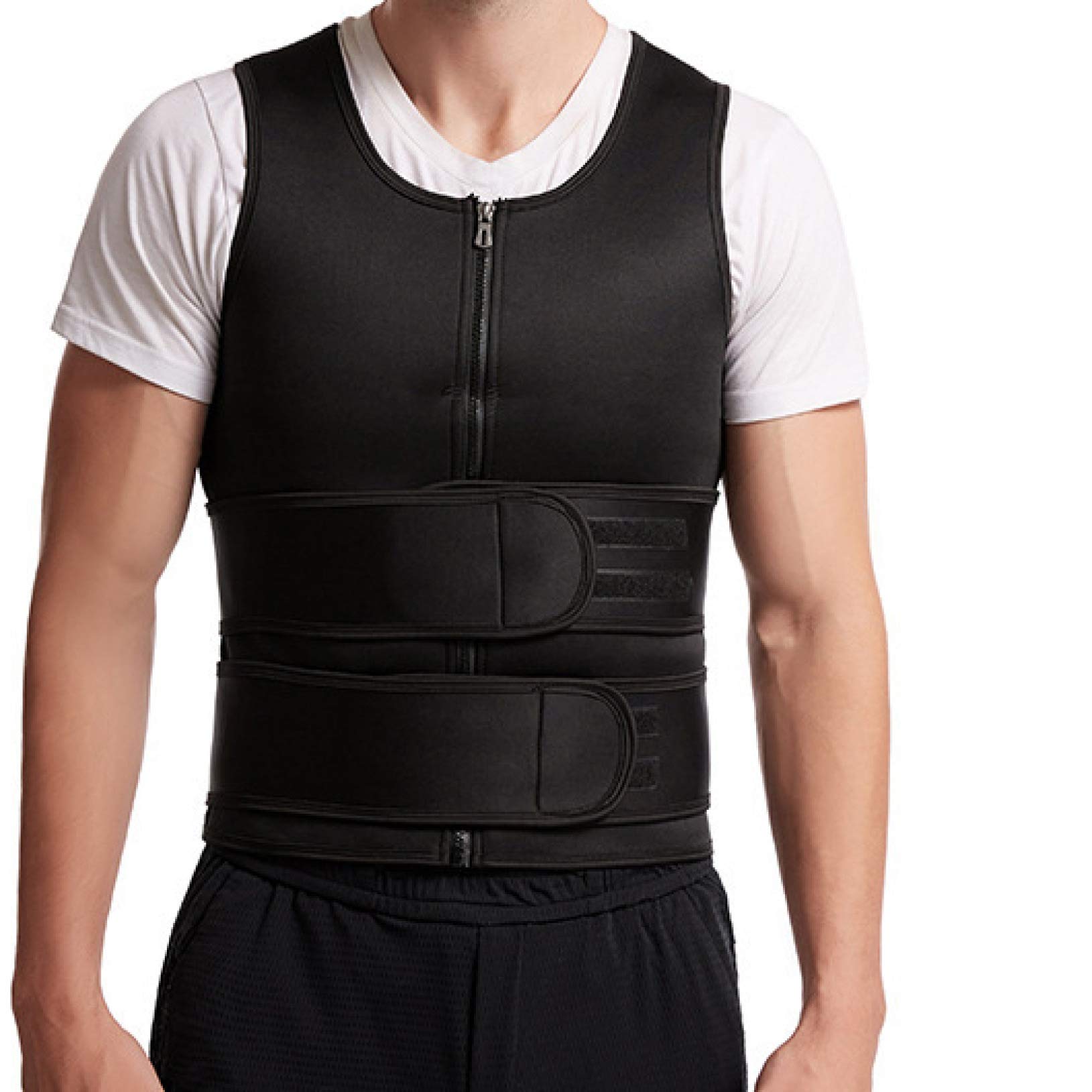 TRESOMI Men's Body Shaper - Sweat Sauna Shapewear with Super Soft Fabric & Tummy Control - Slimming Underwear for Workout, Gym & Daily Wear
