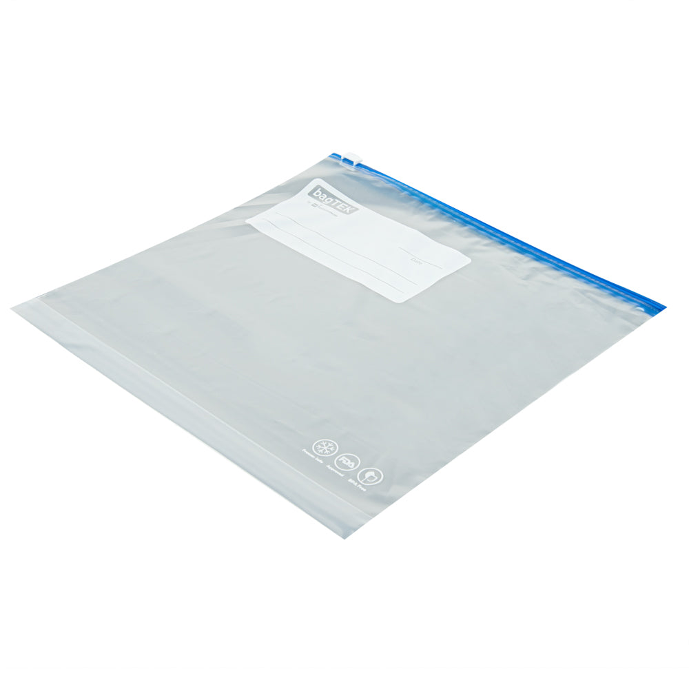 BPA-Free 1 Gallon Clear Plastic Freezer Bags with Slider Zipper & Expandable Bottom - 1000 Count Box (9.5