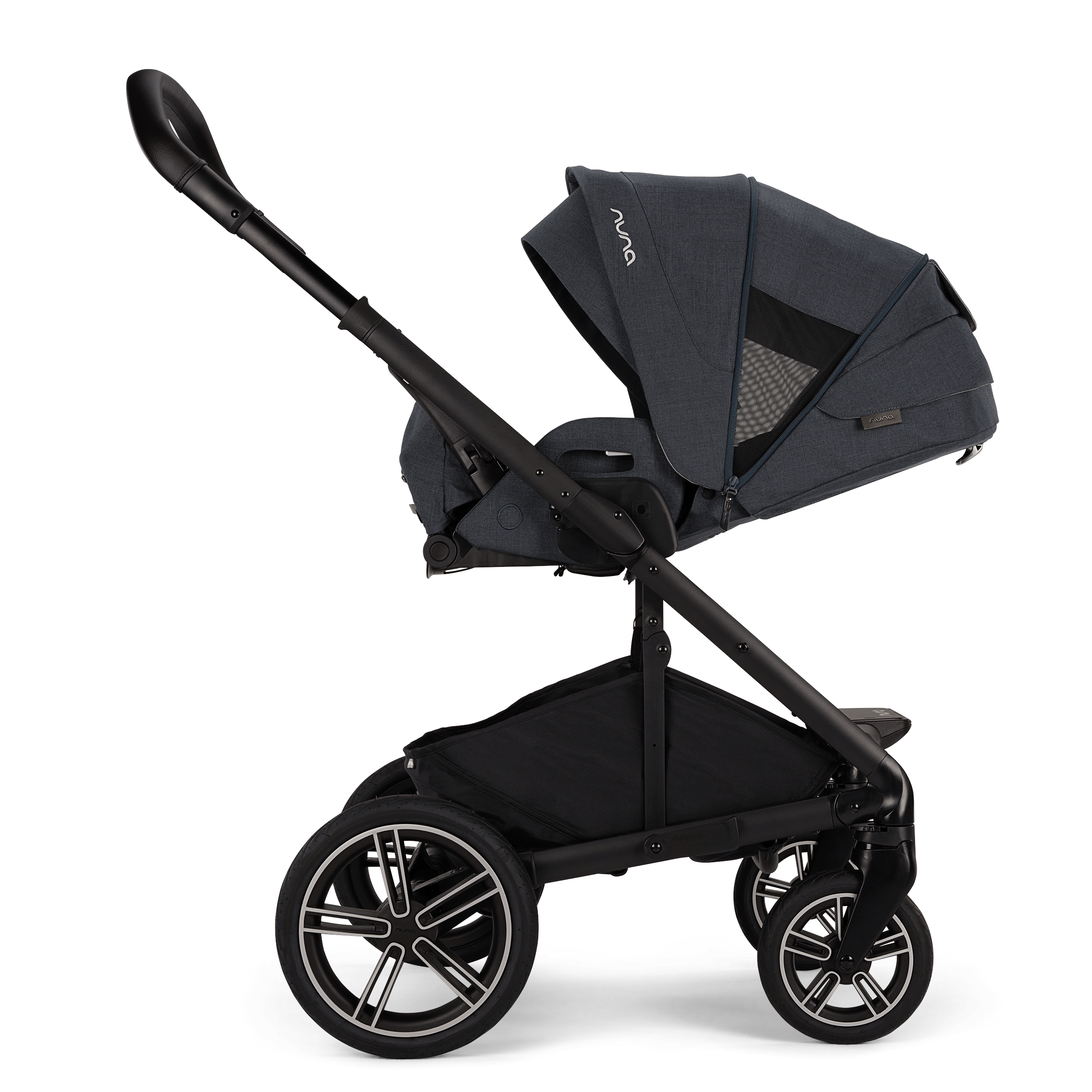 Nuna Mixx Next Stroller with Magnetic Buckle - Lightweight Travel Stroller for Babies & Toddlers - Perfect for City Walks, Shopping, and Air Travel
