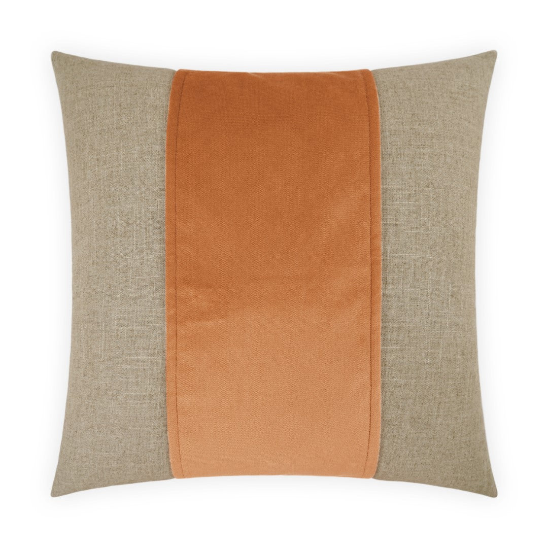 Jefferson Band Pillow - Soft & Supportive Neck Pillow in Satsuma Orange - Perfect for Travel, Office & Home Relaxation