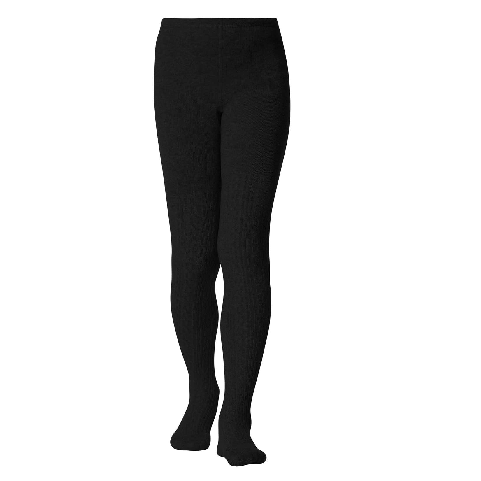 Century Star Girls Winter Warm Leggings - Soft Cable Knit Cotton Tights for Toddlers & Kids | Ballet Dance Stockings, Playtime & Everyday Wear