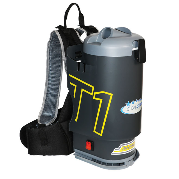 Ghibli T1 Backpack V3 Commercial Vacuum Cleaner - Lightweight Cordless Vacuum for Office, Hotel & Home Cleaning - Perfect for Hard Floors & Carpets
