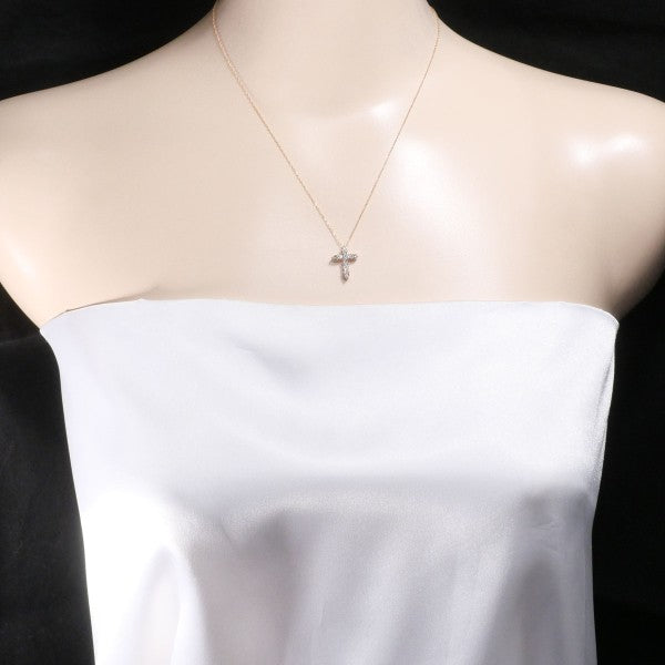 18K Pink Gold Diamond Necklace 0.5ct - Elegant Women's Jewelry for Anniversary, Wedding & Special Occasions