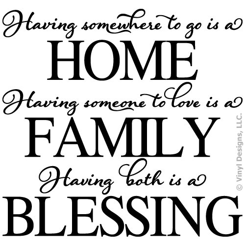 Family Love Quote Vinyl Wall Decal - Inspirational Home Decor Sticker Art for Living Room, Bedroom & Nursery - Perfect for Housewarming Gifts & Interior Design
