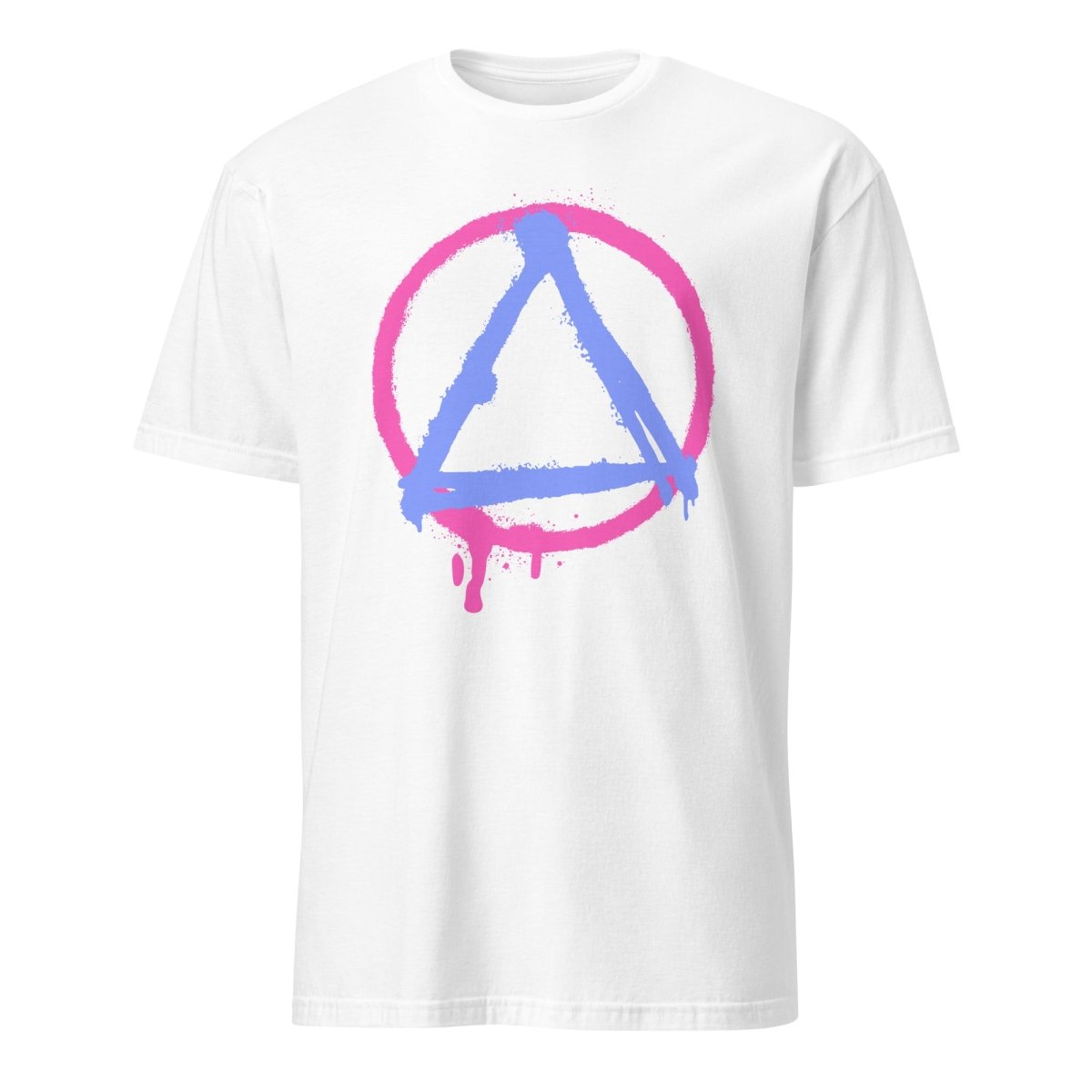 Graffiti Sobriety Symbol Essential Unisex T-Shirt - Stylish & Comfortable Tee for Everyday Wear, Street Fashion & Recovery Support