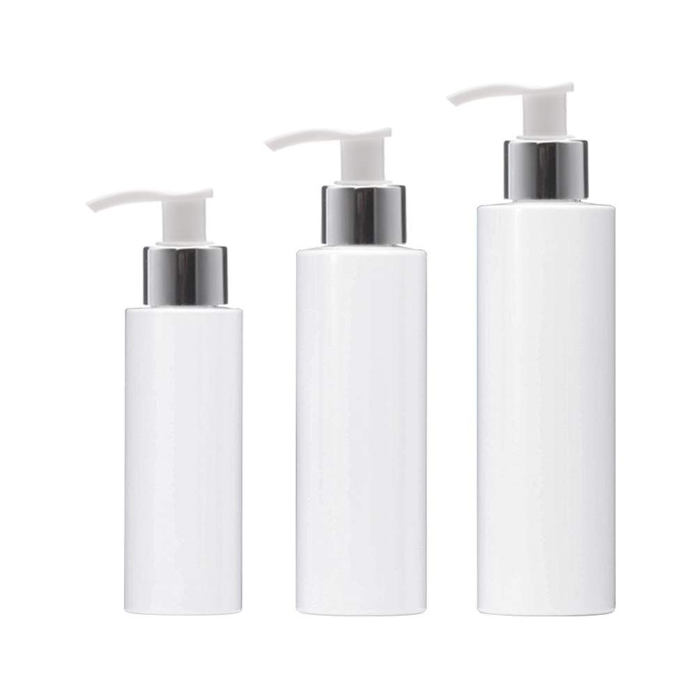 **Cabilock 3-Pack Refillable Squeeze Bottles for Shampoo, Lotion & Toiletries – Travel-Friendly Empty Pump Bottles for Portable Storage (Ideal for Gym, Travel & Home Use)**