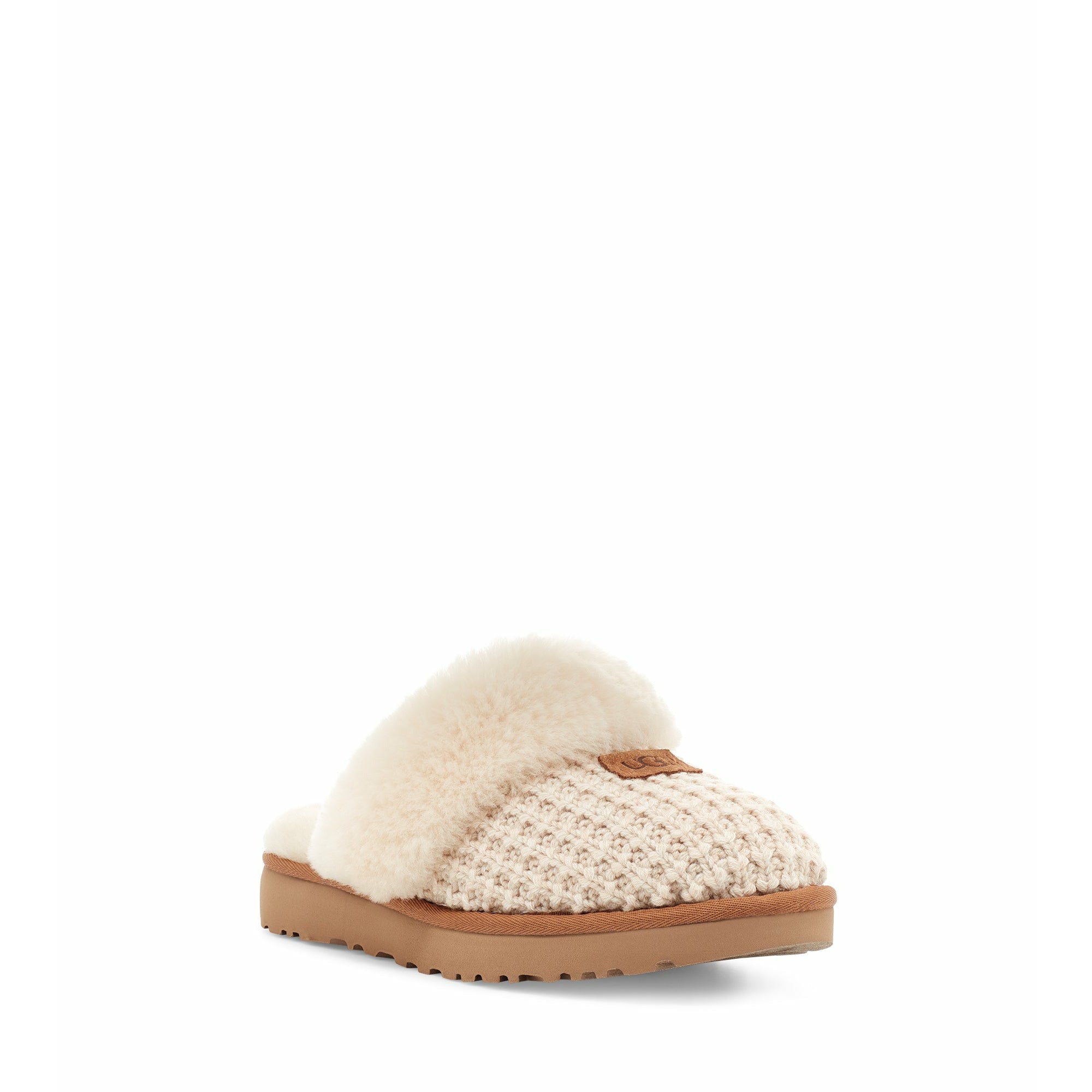 UGG Women's Cozy Plush Fleece Slippers - Soft Indoor House Shoes for Winter Comfort - Perfect for Home, Lounge & Relaxation (Cream)