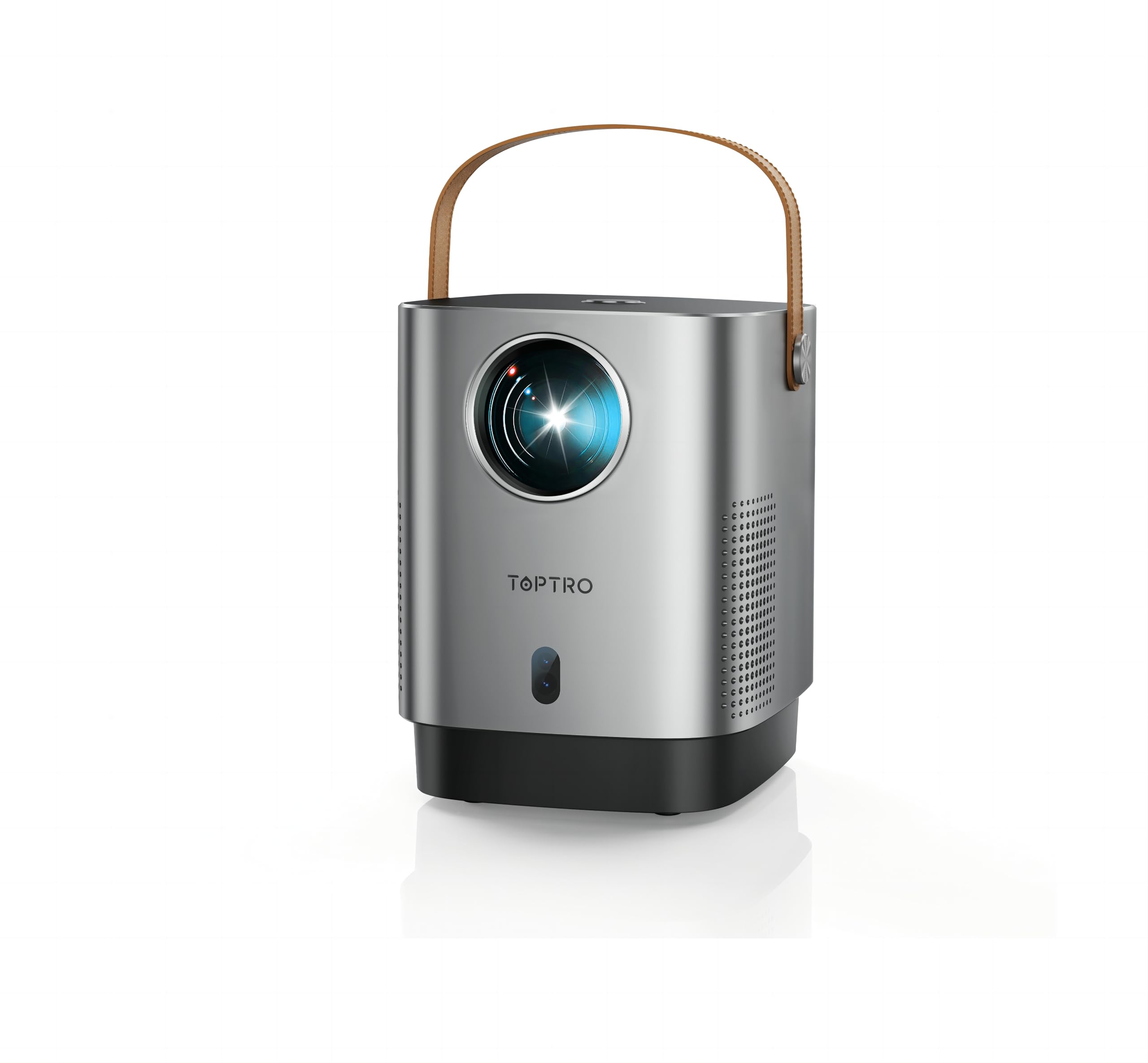 TOPTRO 20000 Lumens Mini Portable Projector with WiFi6 & Bluetooth - 1080P FHD Support, 4K Compatible, Electric Focus, 4P&4D Correction, 50% Zoom - Perfect for Home Theater, Outdoor Movies, Gaming & Presentations
