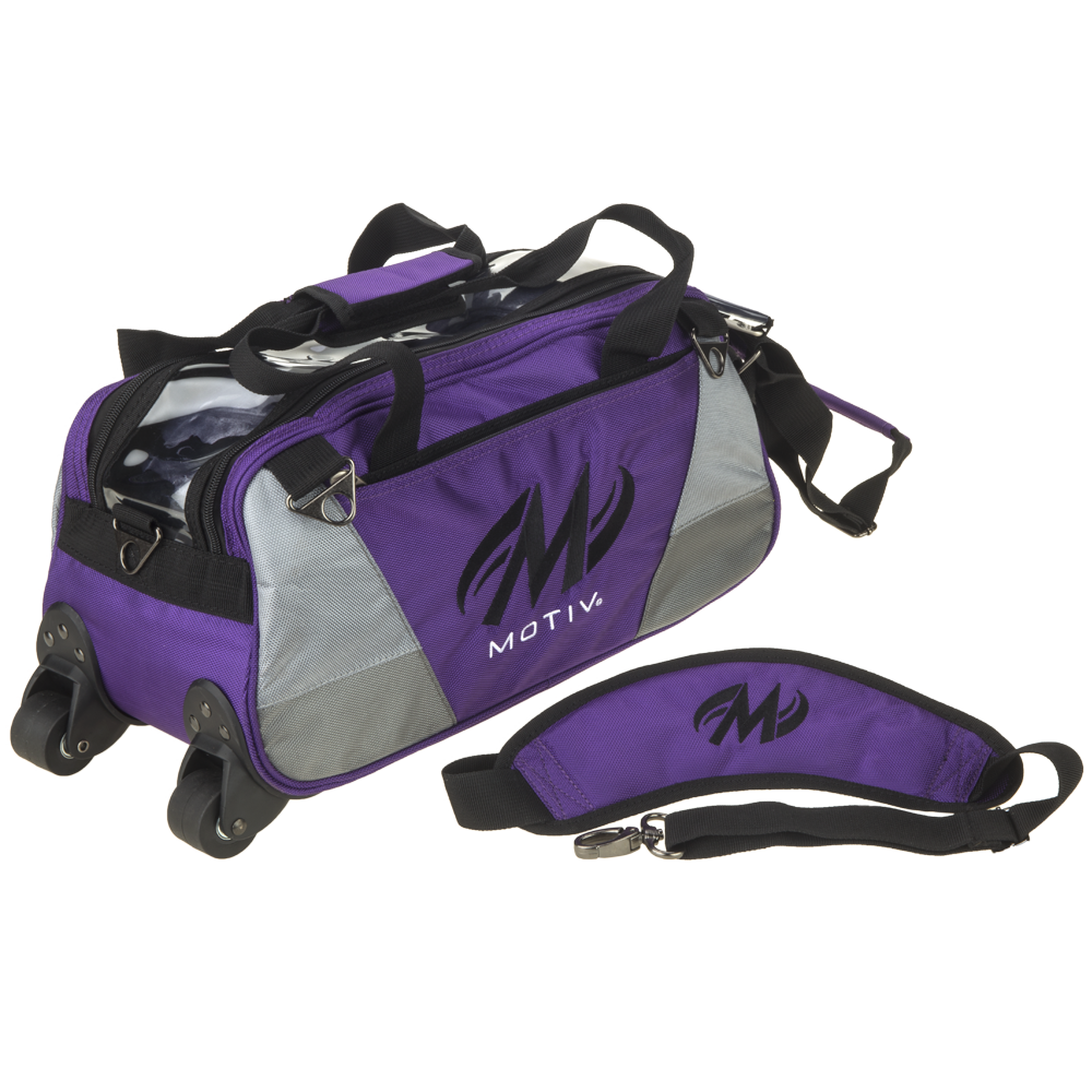 Motiv Ballistix 2 Ball Bowling Tote Bag - Durable Bowling Accessory for League & Tournament Play - Perfect for Bowling Enthusiasts & Pro Bowlers