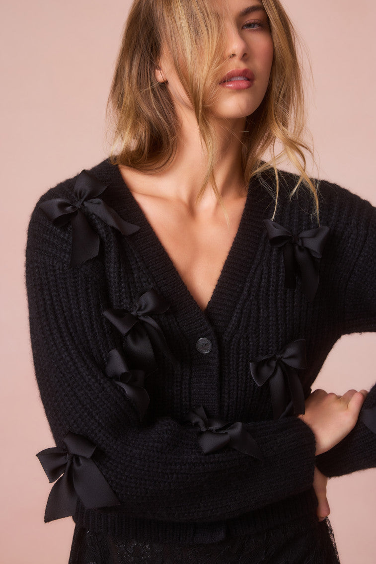 Ashtan Women's Black Cardigan - Soft & Cozy Knit Sweater for Fall & Winter | Casual Office Wear, Layering Outfit, Lounge Comfort